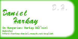 daniel harkay business card